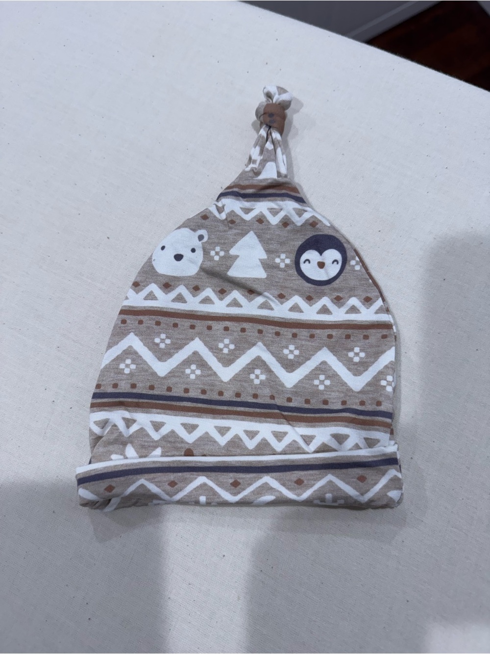 Little Sleepies Frosty Fair isle infant hat
